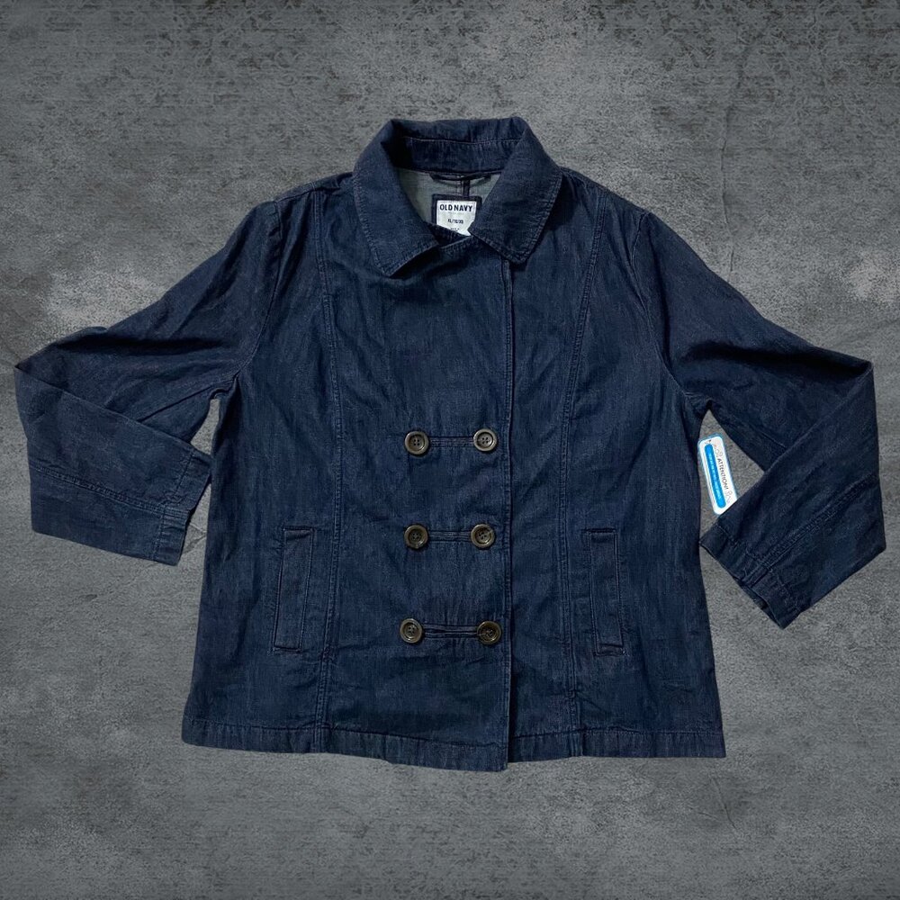 Old Navy Women's Peacoat Jeans Buttoned Size XL
